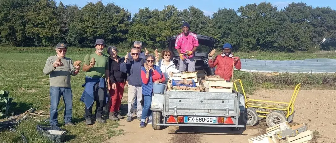 La Chapelle-sur-Erdre. Un glanage solidaire à la ferme fruitière de la Hautière