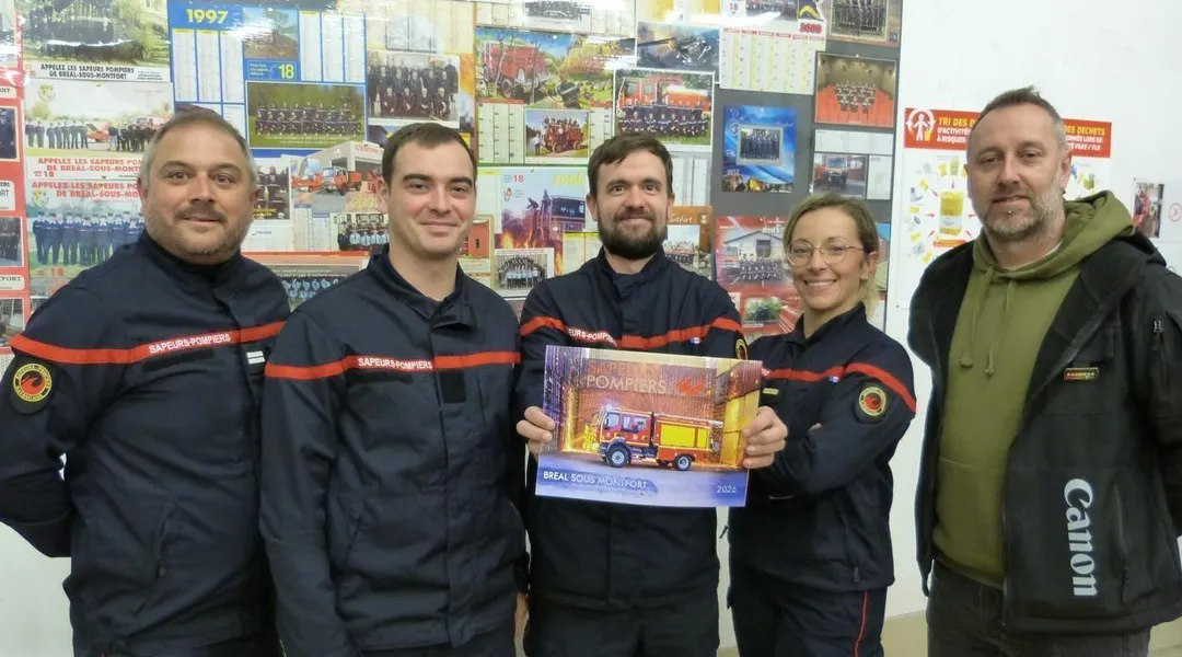 Cette caserne de pompiers d’Ille-et-Vilaine participe au championnat de France des calendriers… - Maville