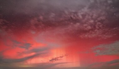 EN IMAGES. De spectaculaires aurores boréales illuminent le ciel français