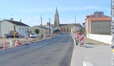 Vue. La circulation sera perturbée route de Nantes