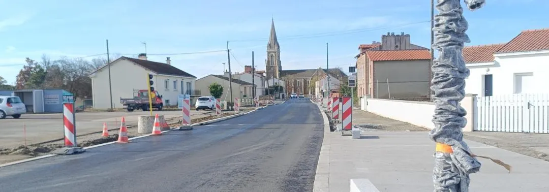 Vue. La circulation sera perturbée route de Nantes