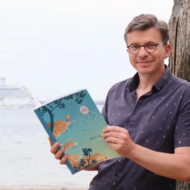 photo françois ravard vit à dinard et collabore régulièrement à fluide glacial.  ©  ouest-france