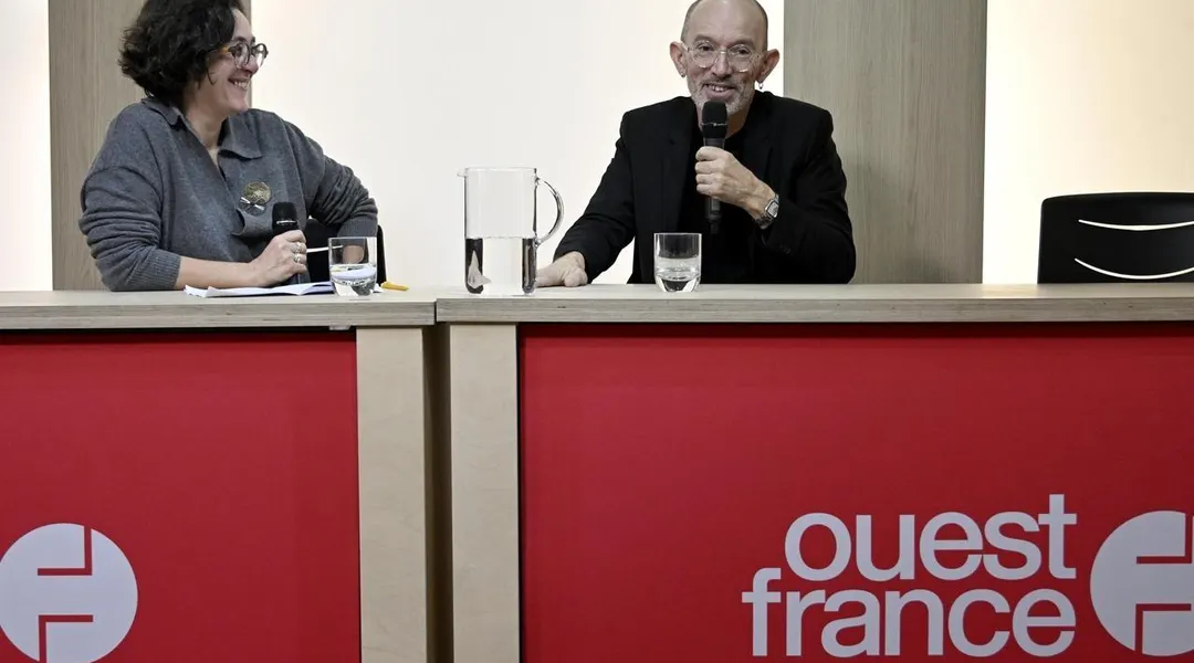 À Rennes, le lauréat du Goncourt Laurent Mauvignier comme à la maison