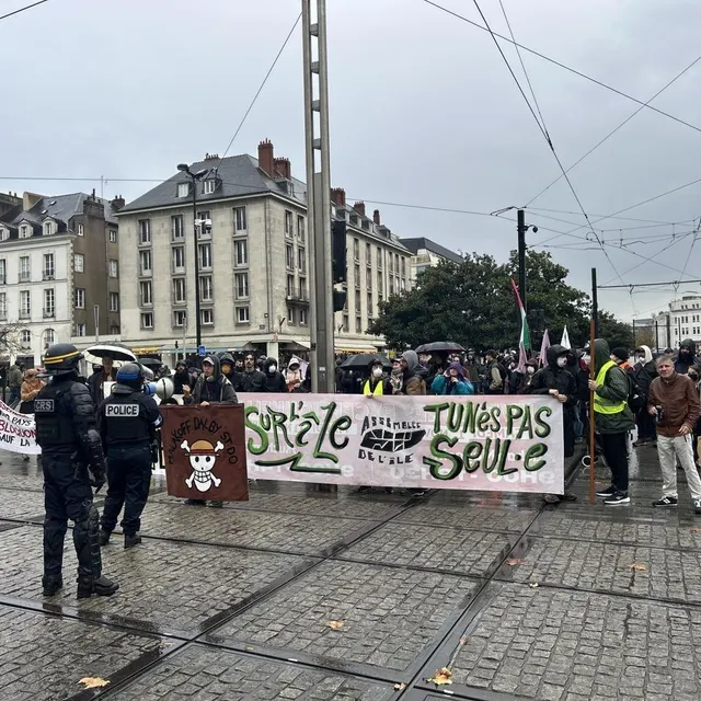 La mobilisation à Nantes. Photo PO-CT photo la mobilisation à nantes. © photo po-ct