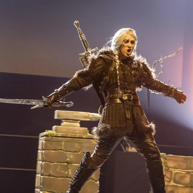 photo leelookris, première à la coupe de france de cosplay, pendant le salon art to play, à nantes.  ©  photo presse océan-thierry butzbach