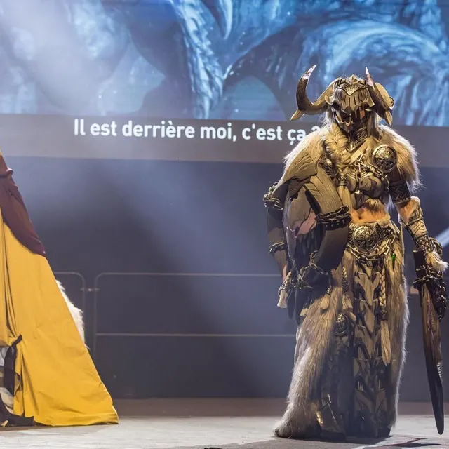 photo sadalsung, prix spécial du jury, à la coupe de france de cosplay, pendant le salon art to play, à nantes.  ©  photo presse océan-thierry butzbach