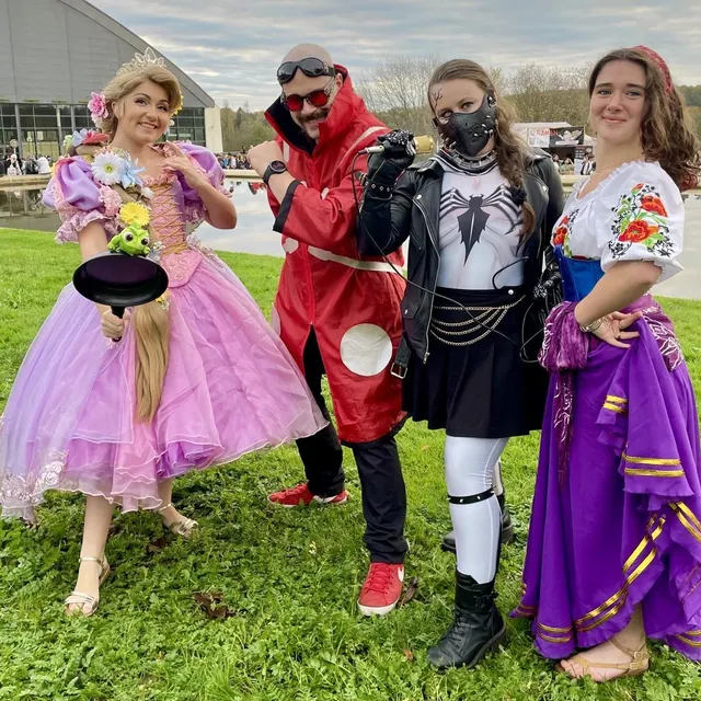 Raiponce, Dr Robotnik, Spider-punk et Esmeralda. Ouest-France photo raiponce, dr robotnik, spider-punk et esmeralda. © ouest-france