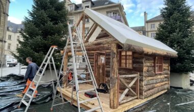 À Rennes, l’atelier du Père Noël précède le sapin géant