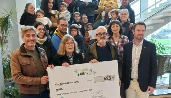 Quinze arbres ont été plantés pour quinze naissances en 2025 près de Nantes