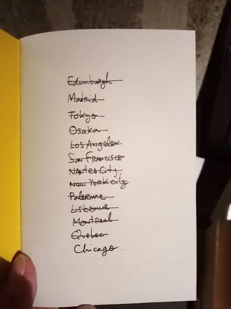 Vue sur la page de garde du carnet de croquis, élément du coffret Travel with me, signé Docteur Paper, octobre 2025. Ouest-France photo vue sur la page de garde du carnet de croquis, élément du coffret travel with me, signé docteur paper, octobre 2025. © ouest-france