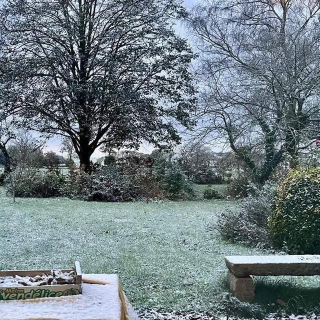 Neige dans le pays de Fougères, jeudi 20 novembre 2025. Ouest-France photo neige dans le pays de fougères, jeudi 20 novembre 2025. © ouest-france