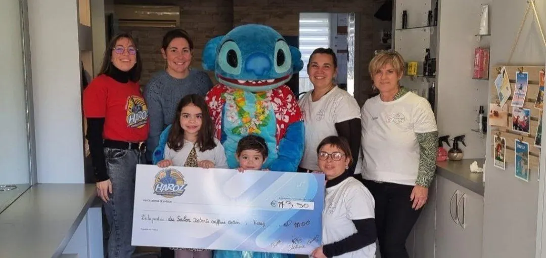 Betton. Détente coiffure remet un chèque à l’association Haroz