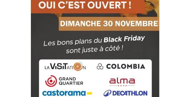 photo rennes. vos magasins et centres commerciaux sont ouverts dimanche 30 novembre... dans une ambiance 100% noël !