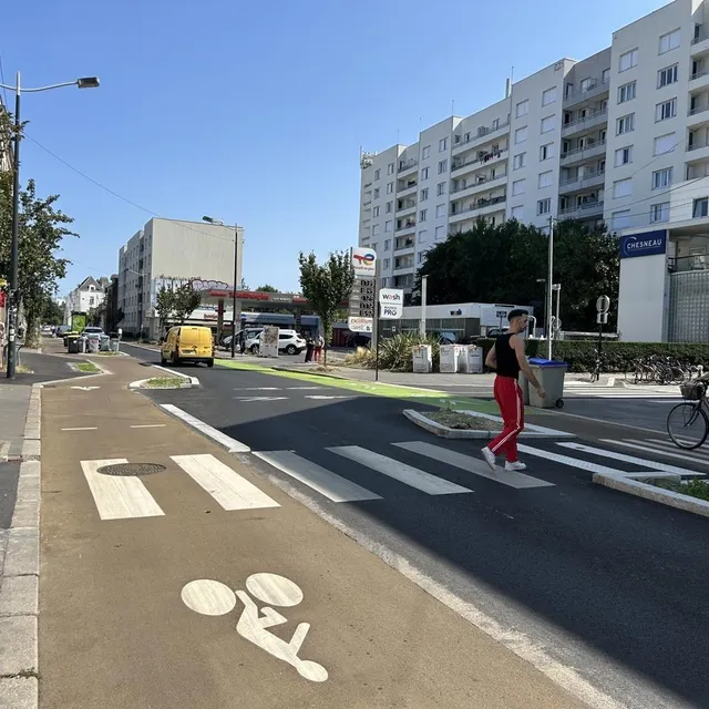 photo boulevard dalby, à nantes, vient de passer en sens unique et les places de stationnement ont été repensées.  ©  photo archives presse océan-vm