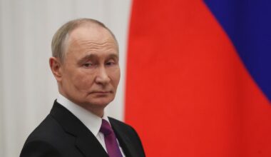 Le président russe Vladimir Poutine, le 4 novembre 2025 à Moscou