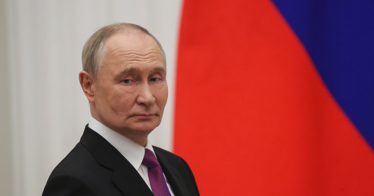 Le président russe Vladimir Poutine, le 4 novembre 2025 à Moscou