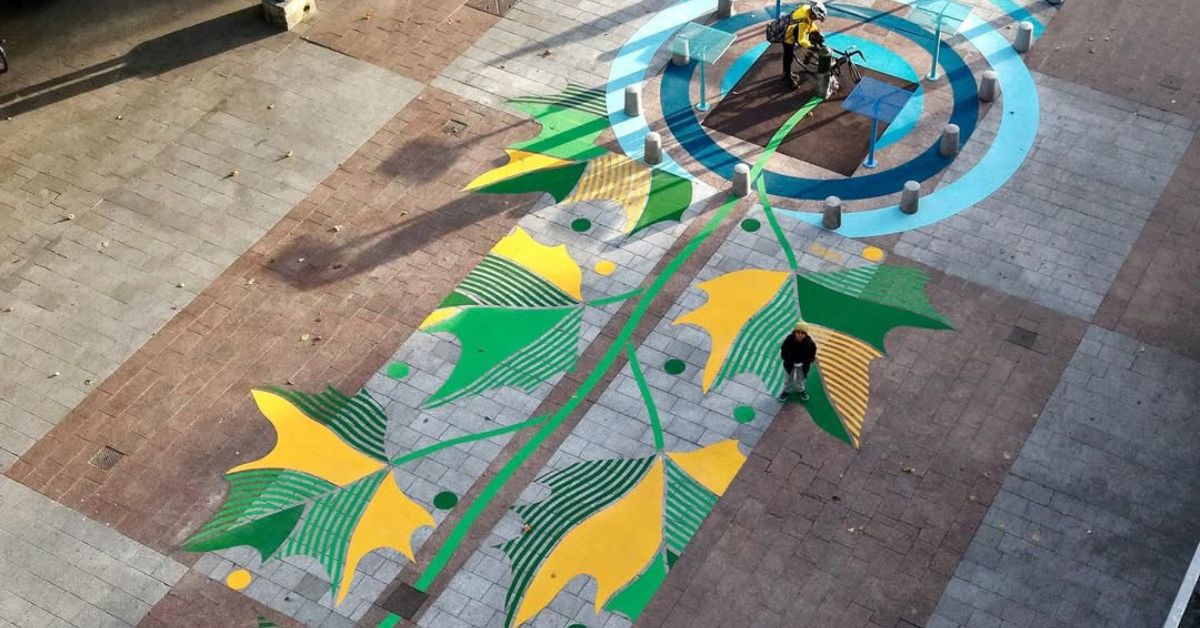 Avez-vous la fresque géante d'Inkoj qui sublime la Place Saint-Marc ?