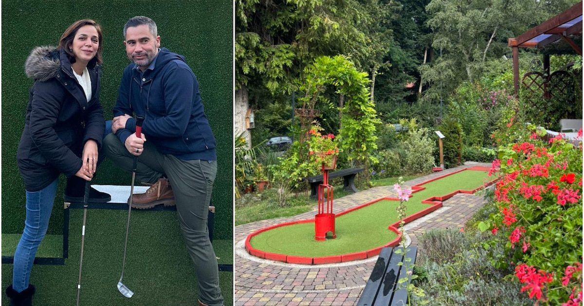Au minigolf du stade Fallon, Caroline et Bruno prêts à rempiler pour dix-huit ans de plus : "Cela fait 23 ans que ma famille s'occupe du golf"