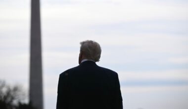 Le président américain Donald Trump à Washington, le 18 novembre 2025, aux Etats-Unis