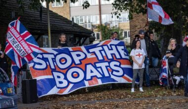 Au Royaume-Uni l'immigration baisse de près de 69 % sur un an © Krisztian Elek / SOPA/SIPA