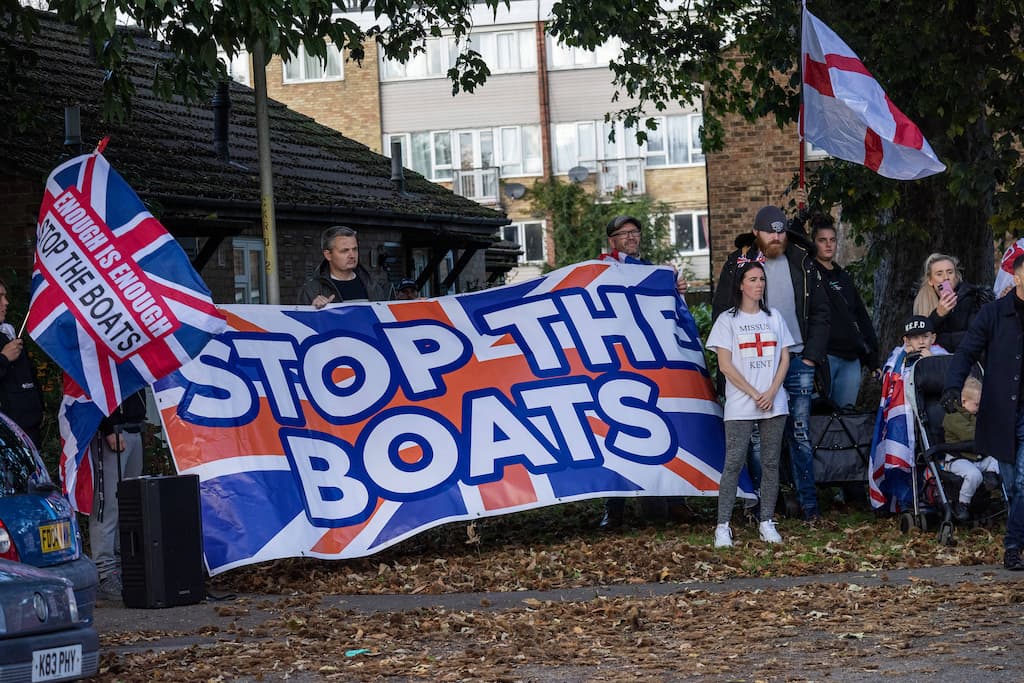 Au Royaume-Uni l'immigration baisse de près de 69 % sur un an © Krisztian Elek / SOPA/SIPA