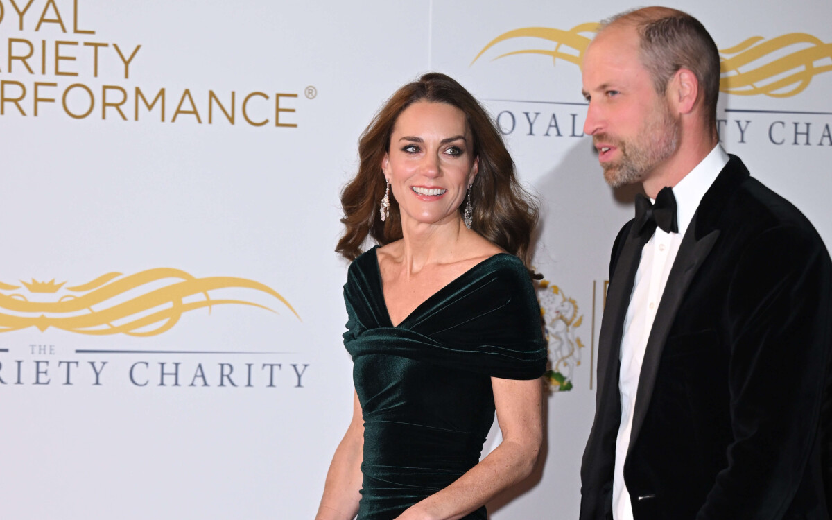 Le couple arrive au Royal Variety Performance 2025, le 19 novembre.