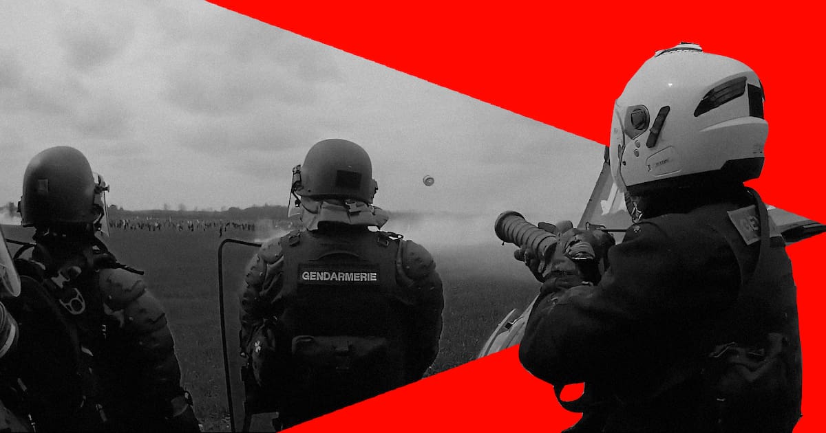 révélations en images sur les tirs illégaux de grenades par les gendarmes – Libération