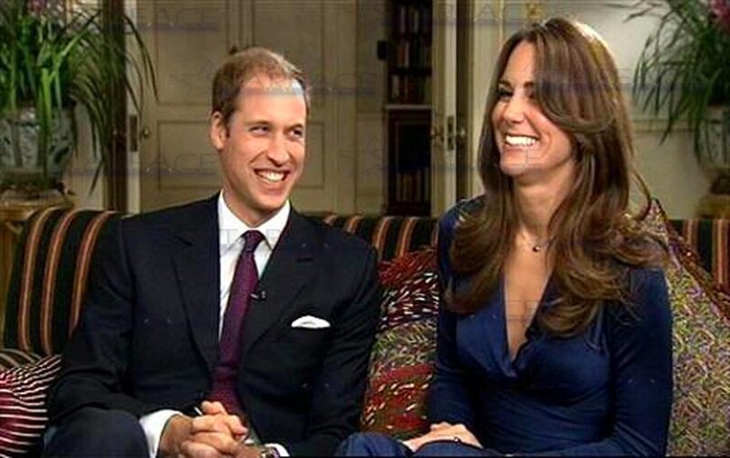 Un prince heureux et une future princesse nerveuse, le 16 novembre 2010.