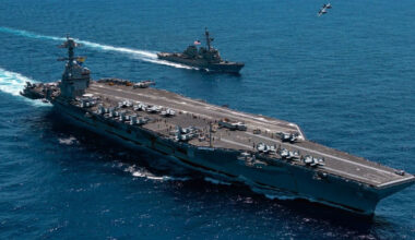 Le porte-avions USS Gerald Ford déployé dans les Caraïbes : Washington accroît la pression sur Caracas