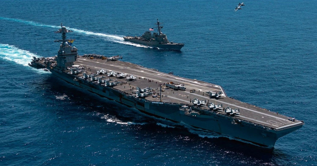 Le porte-avions USS Gerald Ford déployé dans les Caraïbes : Washington accroît la pression sur Caracas