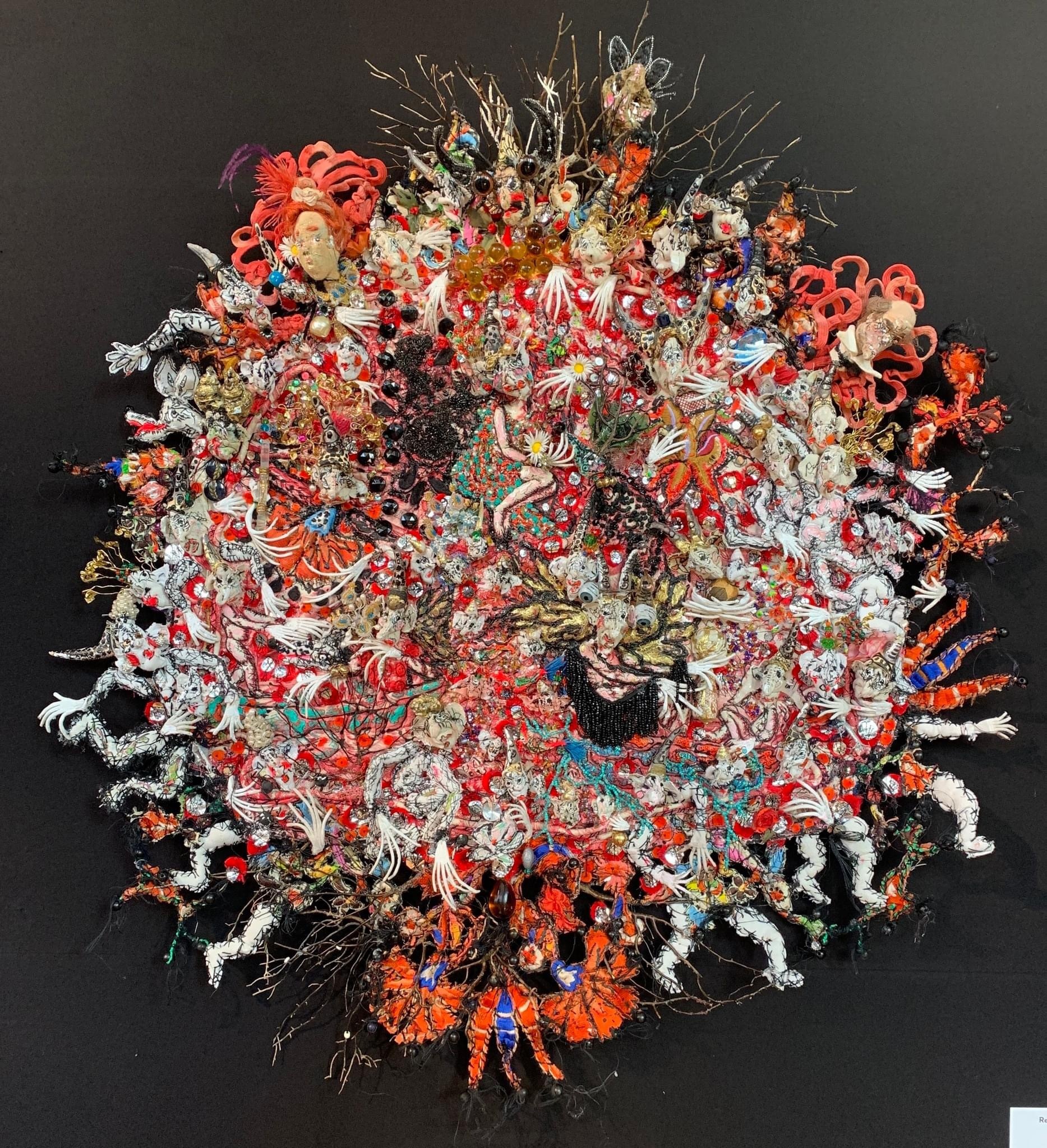 Œuvre d'art tirée de l'exposition Art singulier, Galerie Le Triphasé