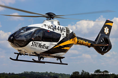 Hélicoptère de secours H135 N544ME de Stat Medevac