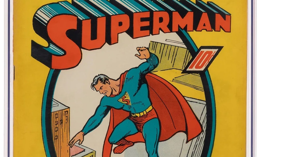 Superman s'envole vers un nouveau record, avec la BD la plus chère au monde