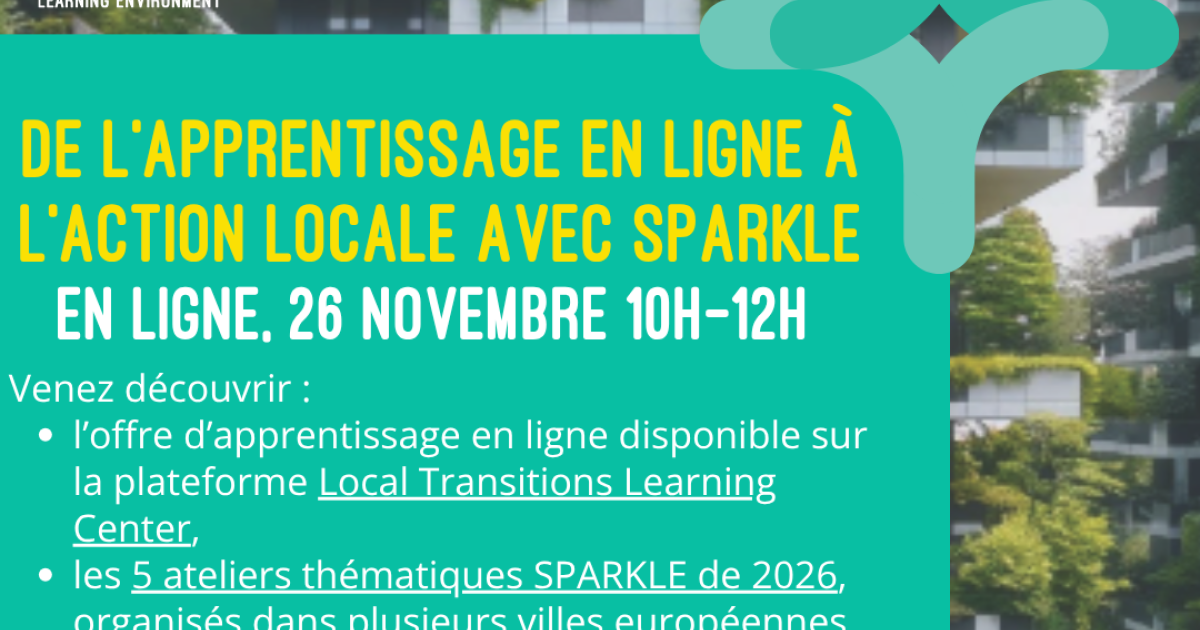 Passez de la théorie à l’action locale avec SPARKLE !