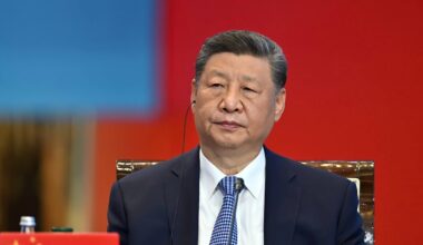 Photo fournie par le service de presse de la présidence kazakhe de Xi Jinping à Astana, la capitale kazakhe, le 17 juin 2025
