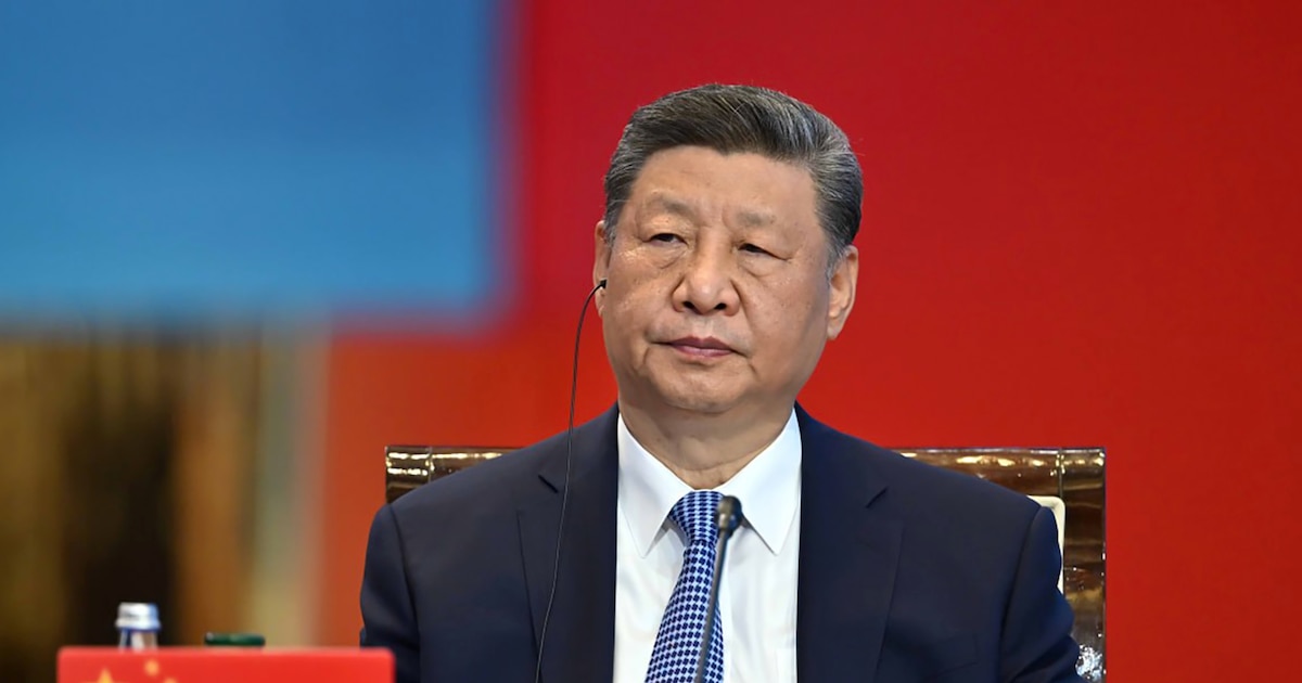 Photo fournie par le service de presse de la présidence kazakhe de Xi Jinping à Astana, la capitale kazakhe, le 17 juin 2025