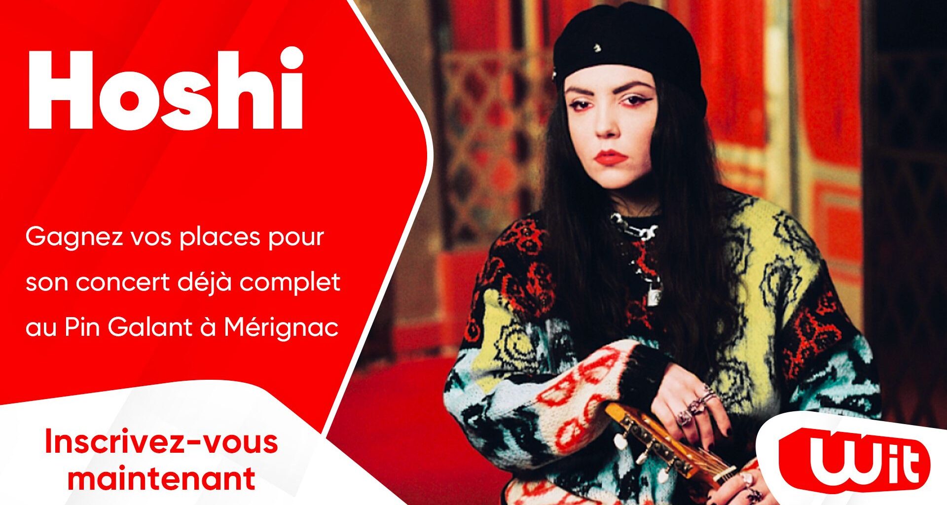 Hoshi : gagnez vos places pour son concert déjà complet au Pin Galant à Mérignac