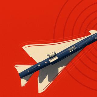 Le X-59 Quesst qui décolle pour la première fois. © Lockheed Martin, Nasa ; photomontage : XD avec ChatGPT