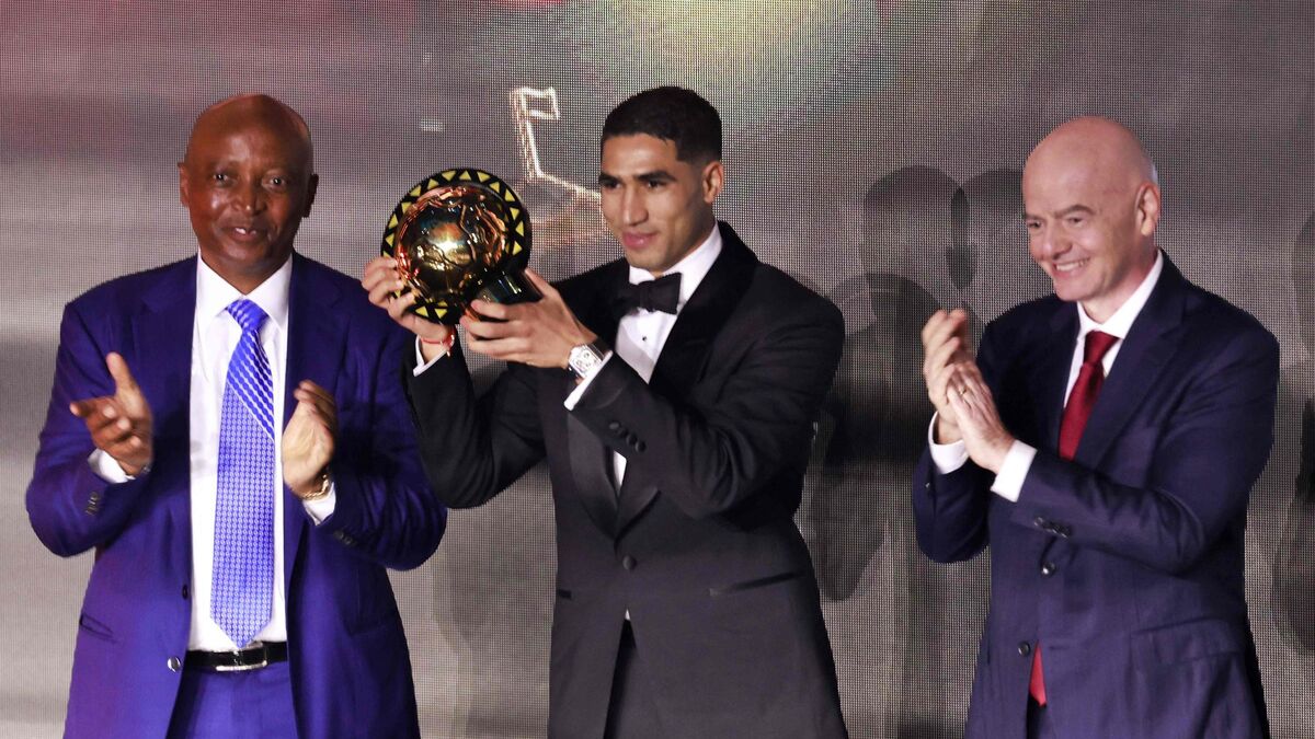 Achraf Hakimi Ballon d’or africain : « Ce trophée, c’est celui de tous les enfants marocains et africains »