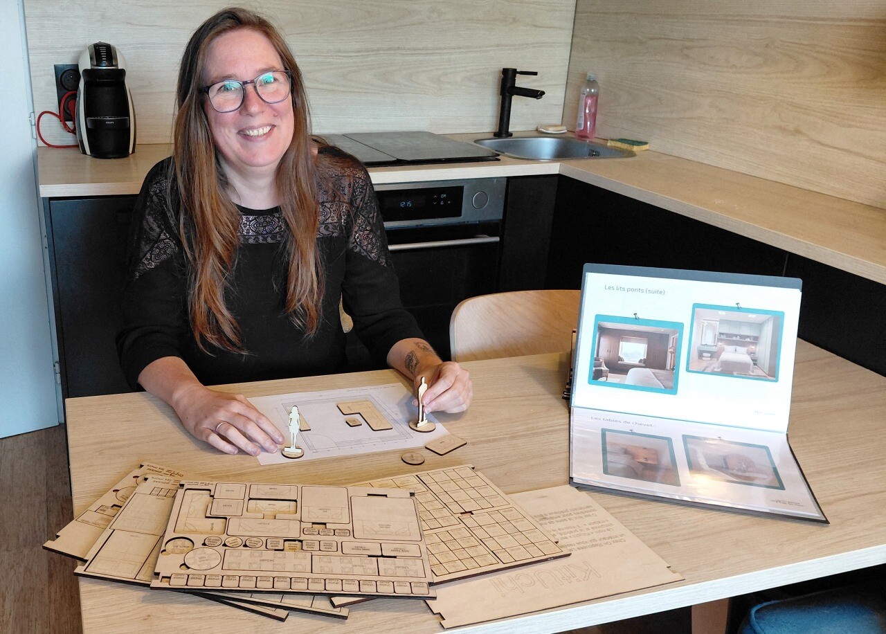 Cette architecte d'intérieur de Pornic va présenter son innovation dans un salon de l'habitat à Nantes