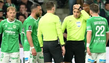 Prison avec sursis pour deux supporters de l'AS Saint-Étienne qui avaient blessé un arbitre avec des pièces de monnaie