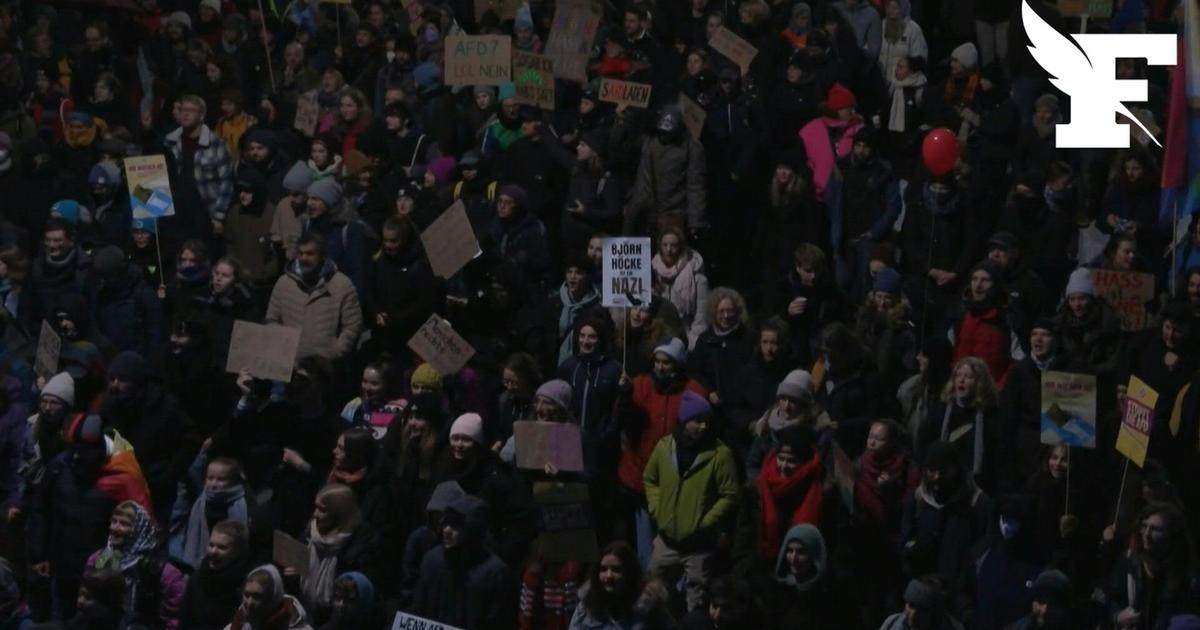 plusieurs milliers de personnes manifestent contre la création d’une organisation de jeunesse à l’AfD