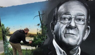 La fresque en hommage à Jean-Pierre Pernaut démolie pour revenir encore plus belle à Ponts-et-Marais