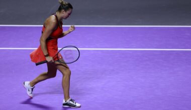 Aryna Sabalenka bat Amanda Anisimova et rejoint Elena Rybakina en finale des Finales WTA - L'Équipe