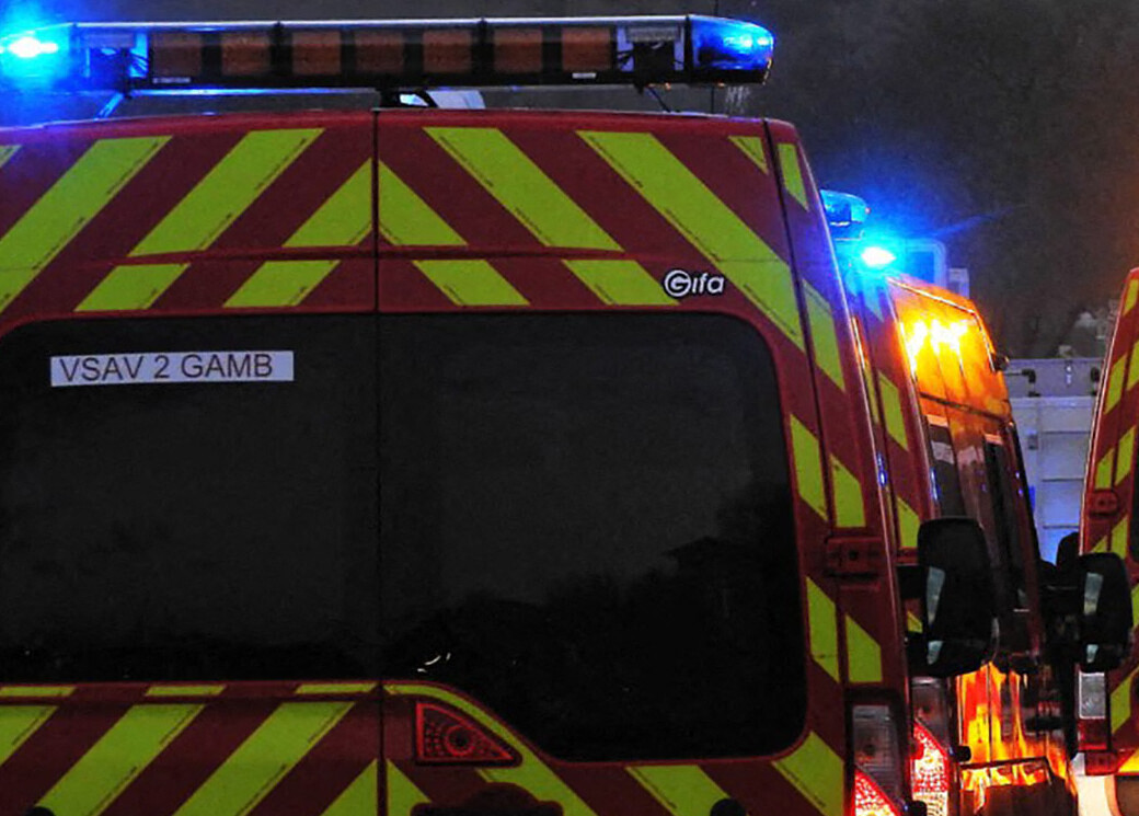 un jeune homme évacué en urgence absolue