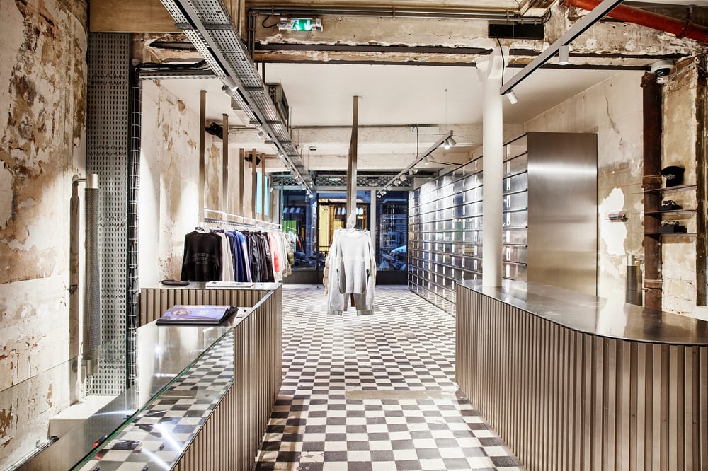 Aperçu de la première boutique de LFDY à Paris.