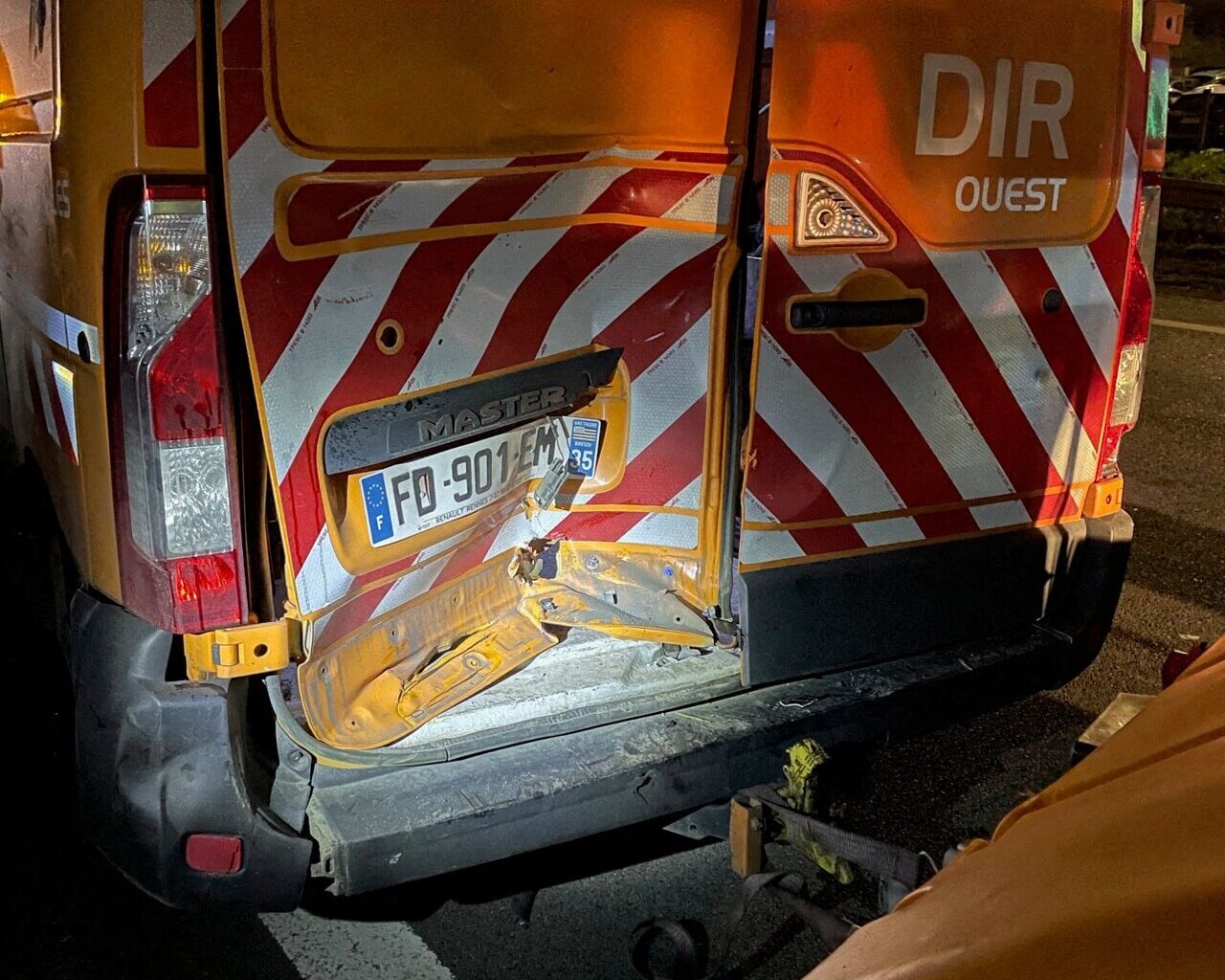 encore un camion de la Dir Ouest percuté à Rennes, le conducteur alcoolisé