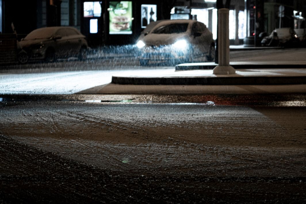 d'un à quatre centimètres de neige à Paris et en Île-de-France