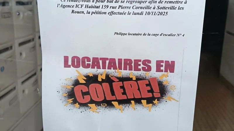 Depuis plusieurs mois, les locataires de l'immeuble Flandres à Sotteville-lès-Rouen subissent de nombreux désagréments.