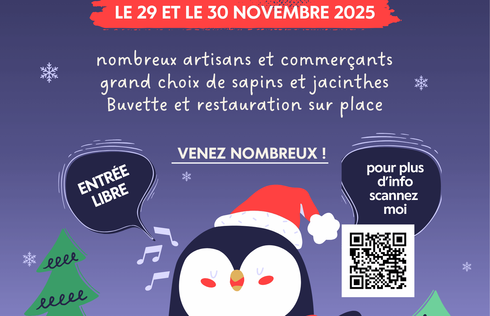 Marché de Noël à Wavrin le samedi 29 novembre 2025
